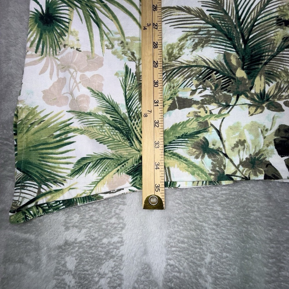 TOMMY BAHAMA Women's Palm Green & White LINEN BLEND DRESS sz S/P Beach Coast - Picture 5 of 13